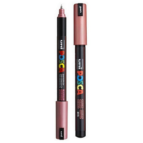 Posca Universal Acrylic Marker 0.7 mm Metallic Red PC-1MR