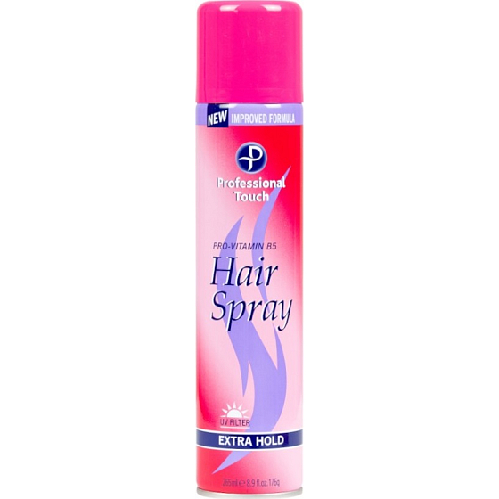 Salon Professional Touch Extra Hold Pink hairspray 265 ml