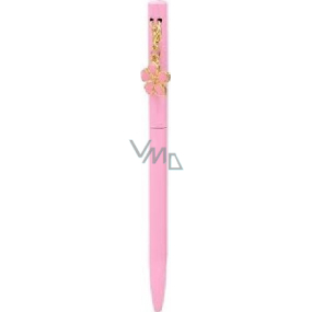 Albi Ballpoint pen with stylus Flower pink