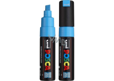 Posca Universal acrylic marker with wide, cut tip 8 mm Turquoise PC-8K