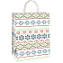 Ditipo Gift paper bag 22 x 10 x 29 cm Christmas colourful snowflakes