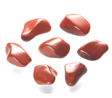 Jasper red Tumbled natural stone 1 piece, 2 - 2,5 cm, full care stone