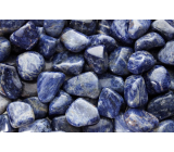 Sodalite Granite Tumbled natural stone 5-10g 1 piece, stone communication