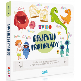 Albi Kvído Discover opposites interactive educational book, recommended age 3+