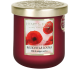 Heart & Home Flowering meadow soy scented candle medium burns up to 30 hours 110 g