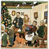 Nekupto Paper napkins 3 layers 33 x 33 cm 20 pieces Josef Lada at home by the tree