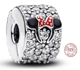 Charm Sterling silver 925 Disney Minnie stopper, bead clip on bracelet