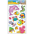 Decorative stickers Ocean, pink dolphin 26 x 42 cm