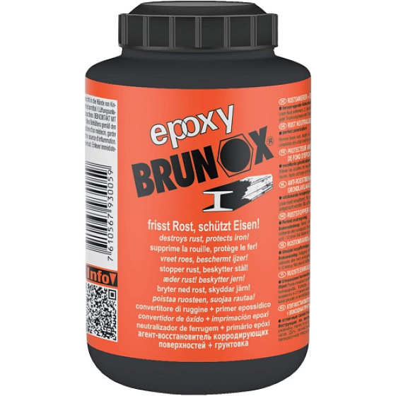 Brunox Epoxy, rust converter, for repairing rusty spots, 250 ml