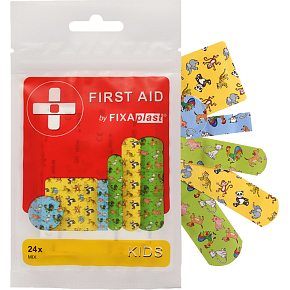 Fixaplast First Aid Kids mix of bandages, 24 pcs