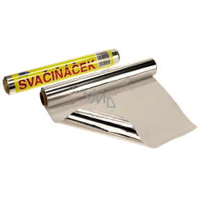 Snack Aluminum foil glued with a layer of greaseproof paper, packaging material for food packaging 29 cm x 10 m