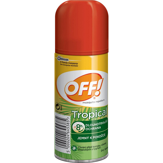 Off! Tropical repellent product quick drying spray 100 ml