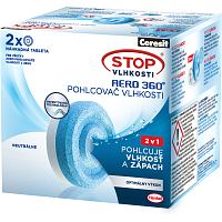 Ceresit Stop Humidity Aero 360° Dehumidifier Replacement Filling, 2× 450 g