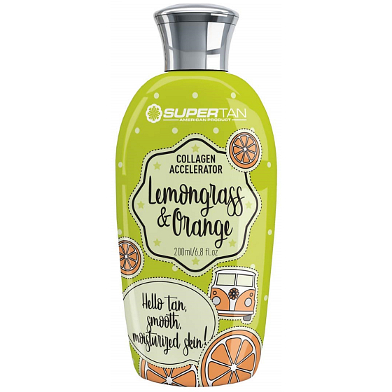 SuperTan Super Sensations Lemongrass and Orange Active tanning accelerator with collagen for solarium 200ml