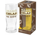 Albi My Bar Pint Glass Best Guy in the World 500 ml