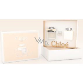 Chloé Fleur de Parfum perfumed water for women 75 ml + body lotion 100 ml + perfumed water 5 ml, Miniature gift set