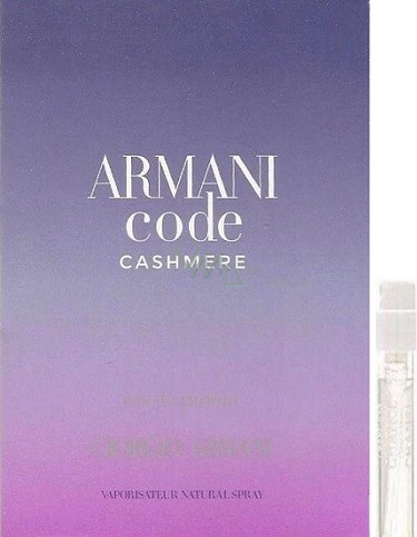 armani code cashmere sample