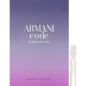Giorgio Armani Code Cashmere perfumed water for women 1.2 ml with spray, vial