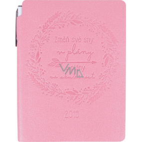 Albi Diary 2019 weekly with pen Change your dreams 14.5 cm x 11 cm