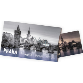 Ditipo Postcard with a gift Prague Charles Bridge 115 x 195 mm