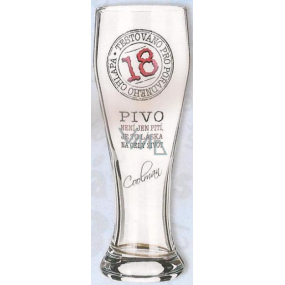 Nekupto Gifts with humor Beer glasses humorous Anniversary 18 0.6 l