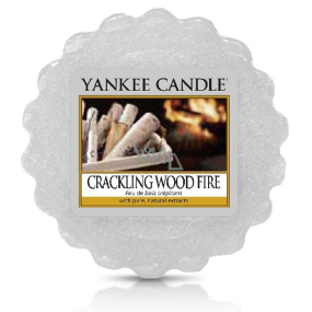 Yankee Candle Crackling Wood Fire - crackling fire in the fireplace fragrant wax for aroma lamps 22 g