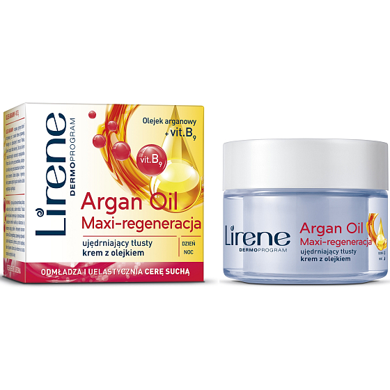 Lirene Essential Oils Argan Argan oil intensive regenerating cream for dry skin 50 ml