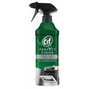 Cif Perfect Finish Oven and grill cleaner for resistant grease and burnt food remnants spray 435 ml