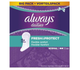 Always Dailies Fresh & Protect Normal with a delicate scent of 60 intimate panty liners