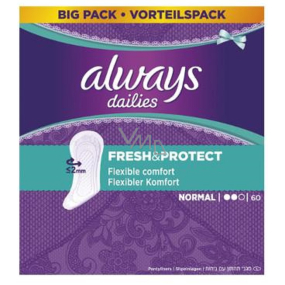 Always Dailies Fresh & Protect Normal with a delicate scent of 60 intimate panty liners