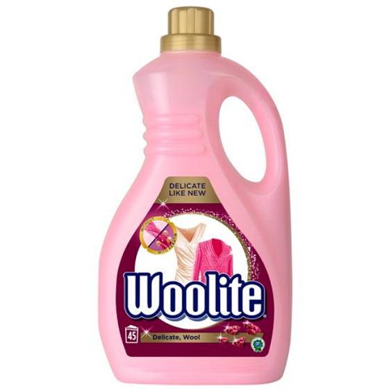 Woolite Delicate & Wool liquid detergent for delicate laundry and woolen clothing 45 doses 2.7 l
