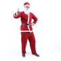 Santa Claus costume without a beard
