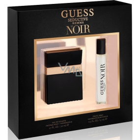 Guess Seductive Homme Noir eau de toilette for men 50 ml + eau de toilette 15 ml, gift set