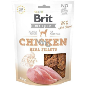 Brit Jerky Dried meat treats with chicken for adult dogs 80 g