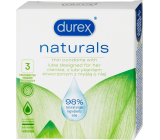 Durex Naturals condom nominal width: 56 mm 3 pieces