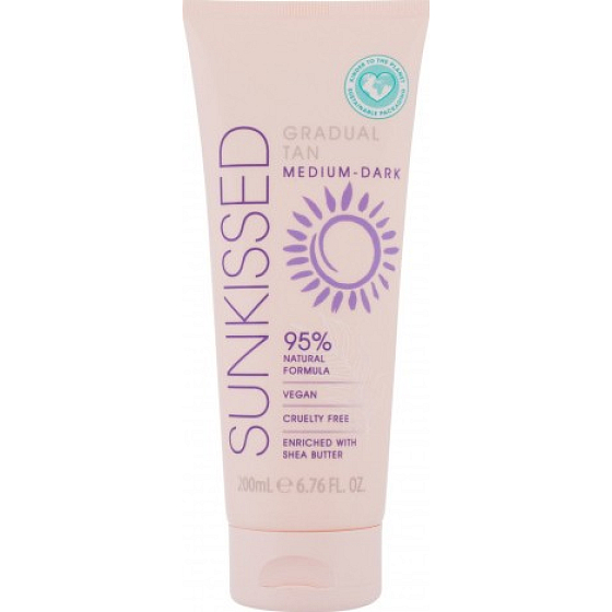 Sunkissed Gradual Tan self-tanning milk for gradual light tan Medium Dark 200 ml