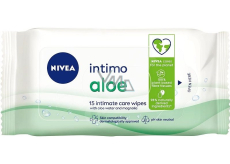 Nivea Intimo Aloe wipes for intimate hygiene 15 pieces