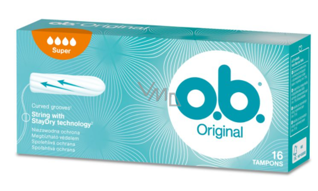 ob Original Super tampons 16 pieces VMD parfumerie drogerie