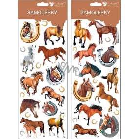 Stickers Horses 12 x 30 cm 1 sheet