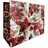 Nekupto Gift paper bag with embossing 30 x 23 x 12 cm Christmas red star