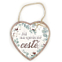 Nekupto Wooden sign You're on the right track 15 x 15 x 0,6 cm