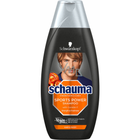 Schauma Men Sports Power hair and body shampoo for men 400 ml