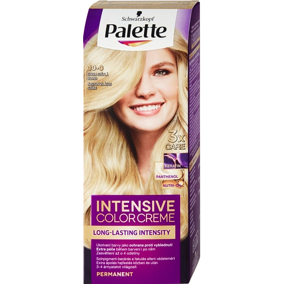 Schwarzkopf Palette Intensive Color Creme hair color 10-0 Extra Light Blonde