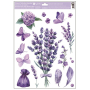 Window film lavender with glitters 30 x 42 cm, various motifs