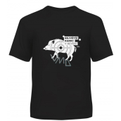 Albi Humorous T-shirt The Biggest Boar in the Range, men's size L