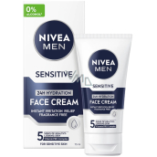 Nivea Men Sensitive moisturizing skin cream for men 75 ml