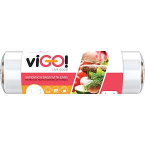 viGO snack bags, 32 × 21 cm, 150 pcs