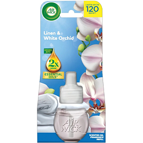 Air Wick Essential Oils Laundry and White Orchid refill for electric air fresheners 19 ml