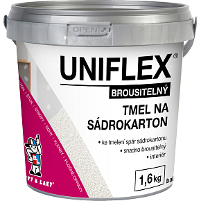 Uniflex joint filler for drywall sandable, 1.6 kg