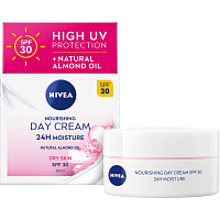 Nivea Nourishing Day Cream for Dry to Sensitive Skin SPF30 50ml